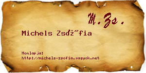Michels Zsófia névjegykártya